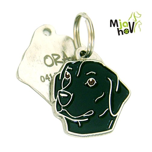 ID tegn-labrador-retriever-sort-indgraverede.jpg Personlige hundetegn MjavHov - indgraverede hundetegn online